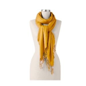 Apt. 9 Yellow Scarf with Tassels